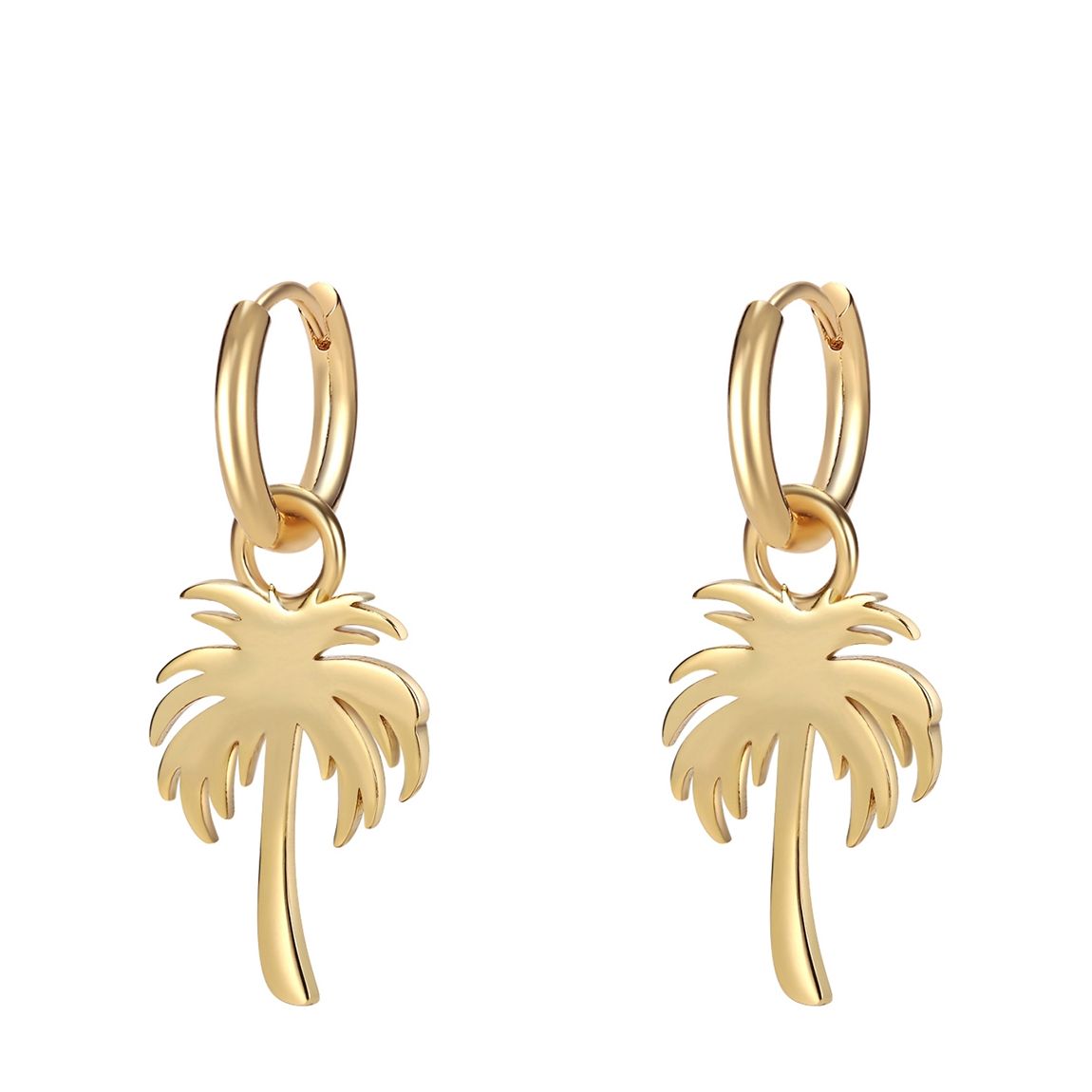 18K Gold Bali Palms Earrings main product photo