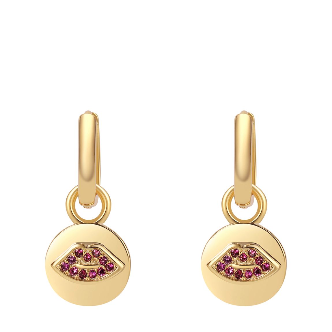 18K Gold Mini Smooch Earrings main product photo