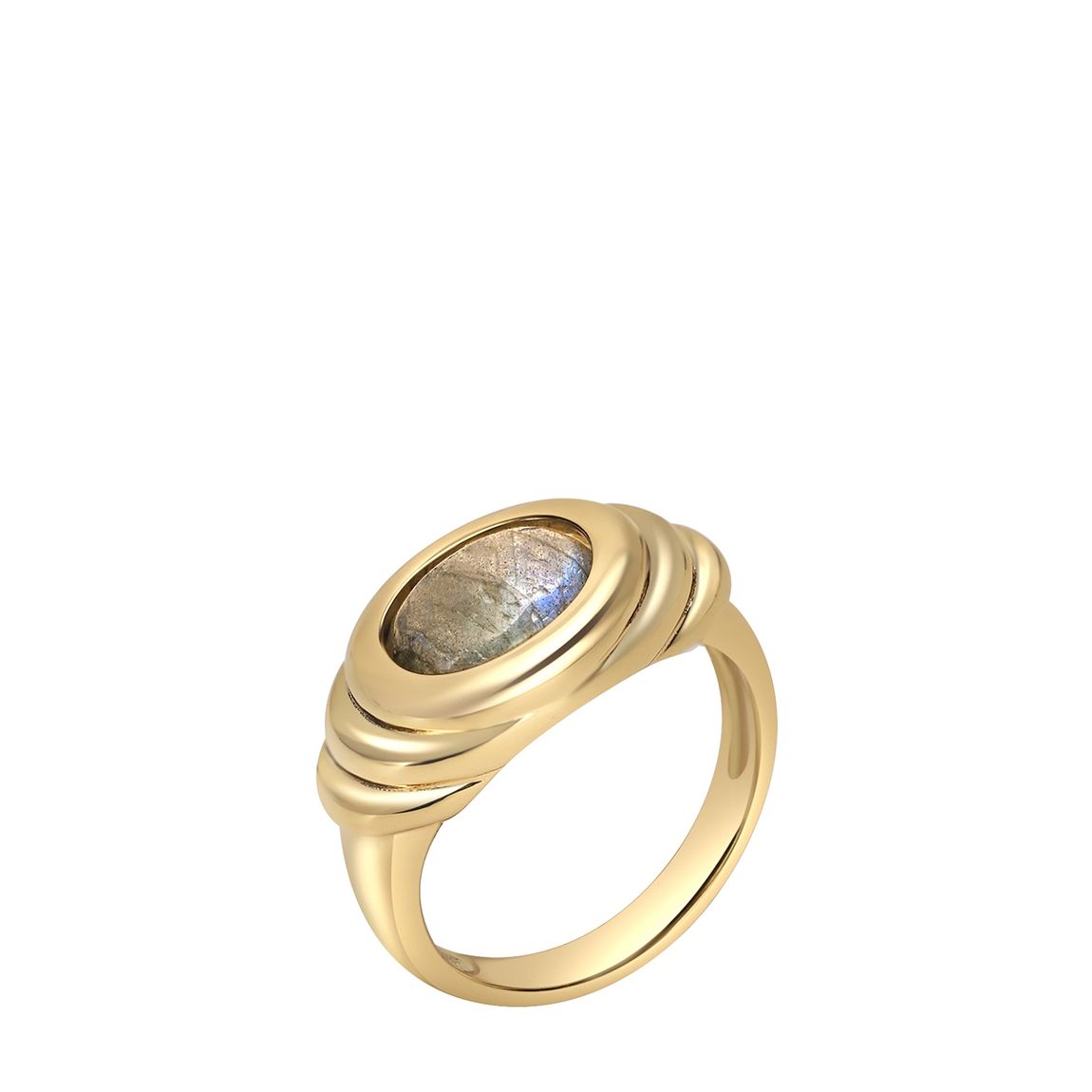 18K Gold Moon Water Ring main product photo