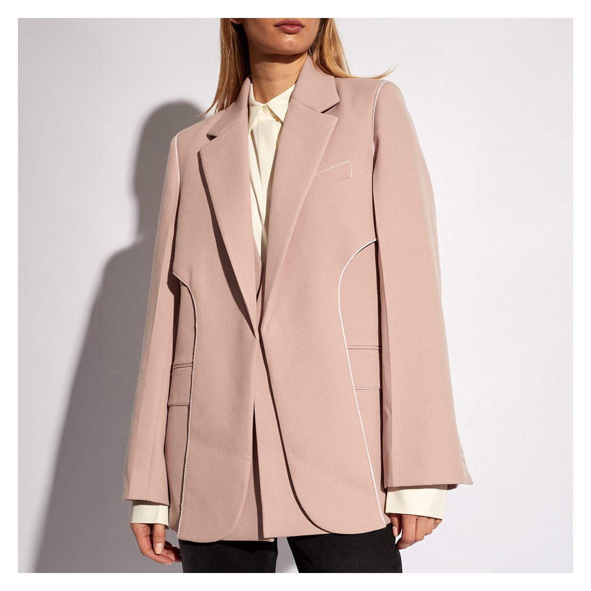 Peach Wool Blend Front Jacket main product photo
