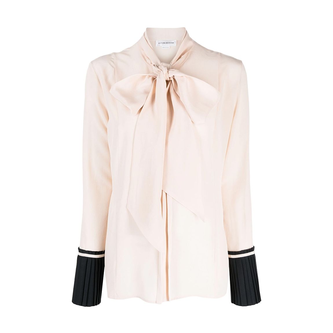 Ivory Silk Pleat Cuff Detail Blouse main product photo