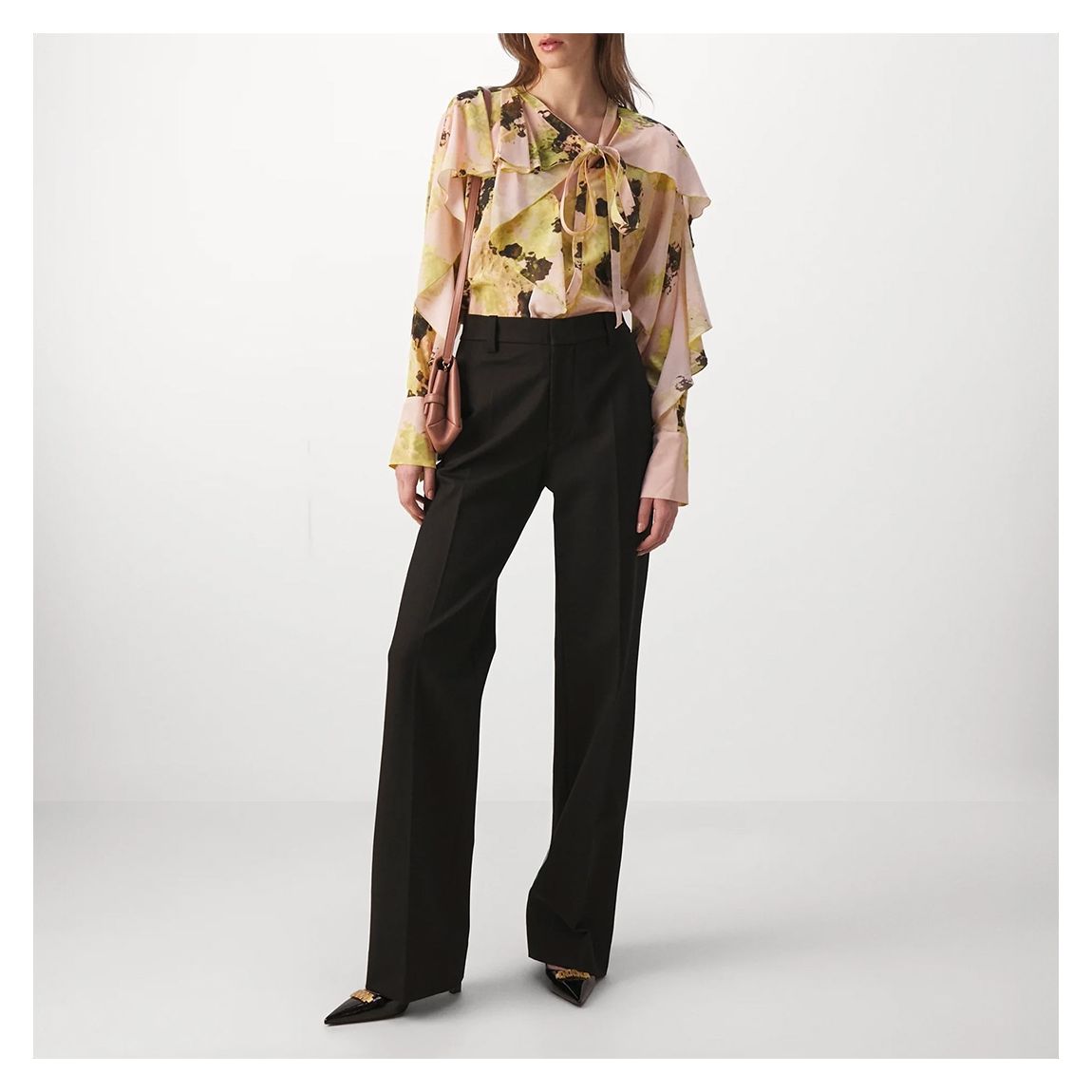 Black Tailored Straight Leg Trouser main product photo