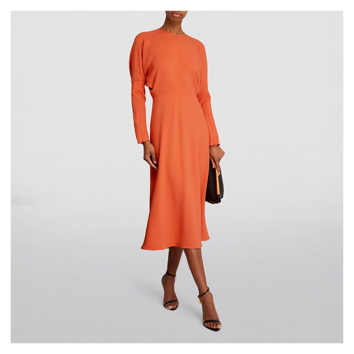 Orange Dolman Midi Dress main product photo