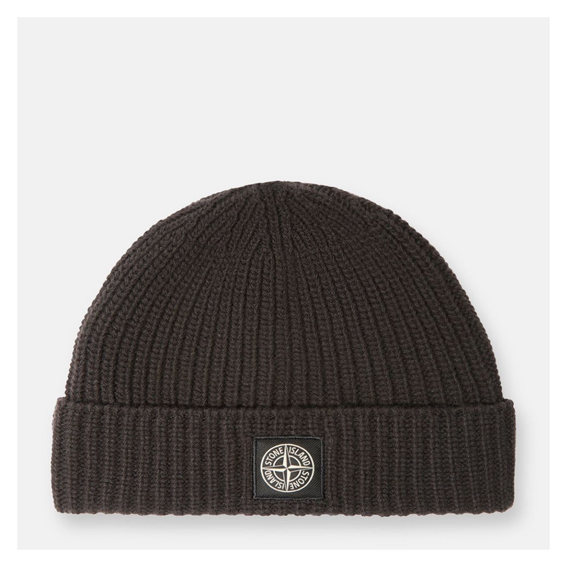 Charcoal Full Rib Wool Beanie main product photo
