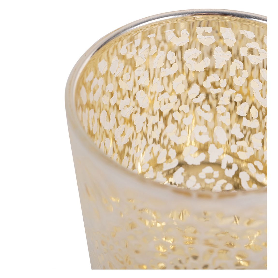Leopard Head Glass Candle Holder Large main product photo