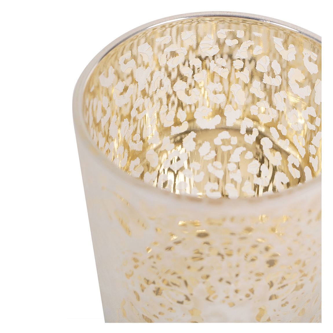 Leopard Head Glass Candle Holder Small main product photo