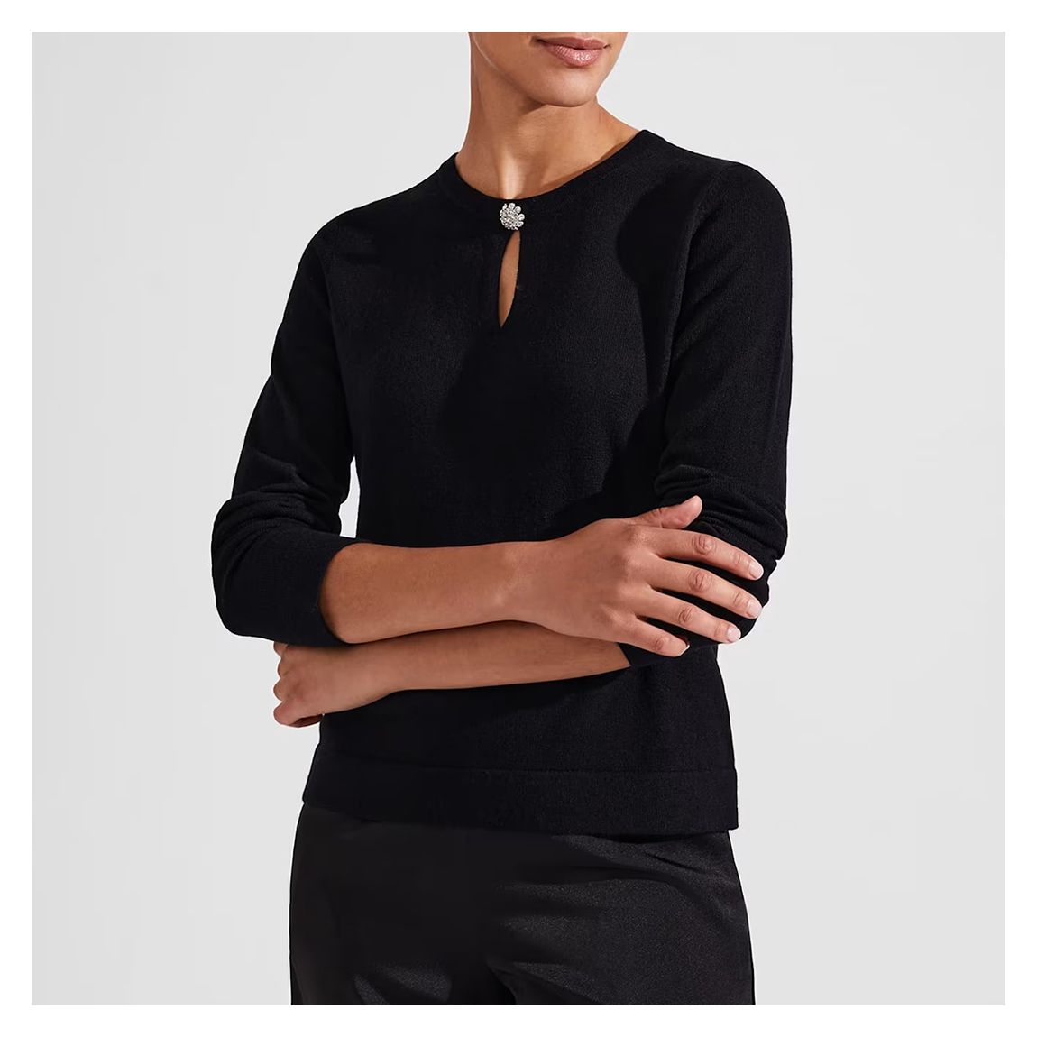 Navy Wrenley Cashmere Blend Jumper main product photo