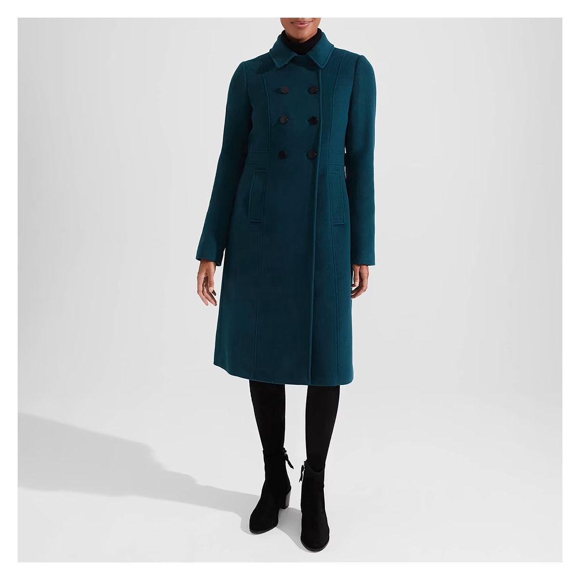Teal Jude Cashmere Blend Coat main product photo