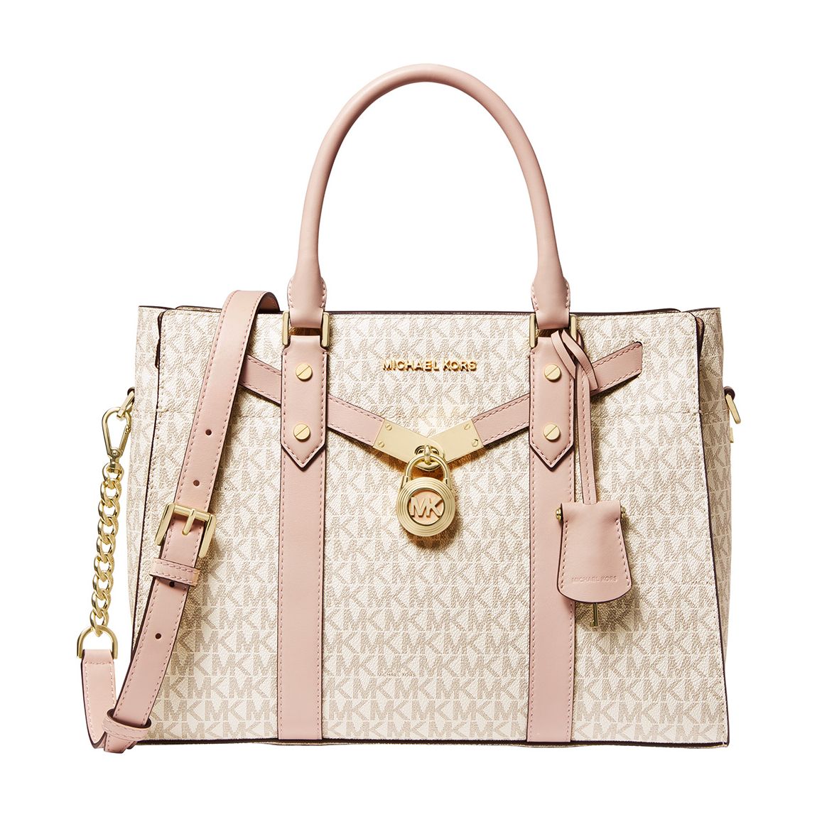 Vanilla, Soft Pink Nouveau Hamilton Large Satchel main product photo