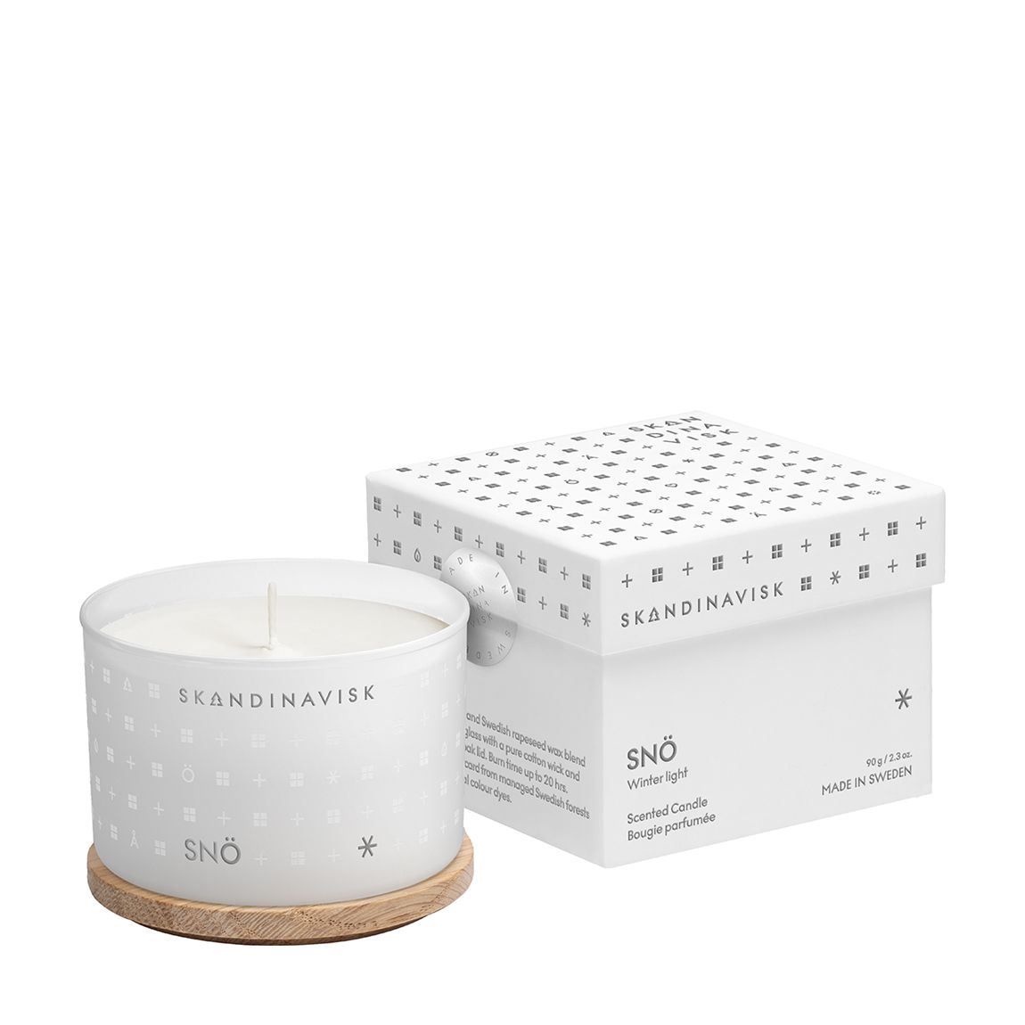 Sno 1 Wick Seasonal Scented Candle 90g main product photo