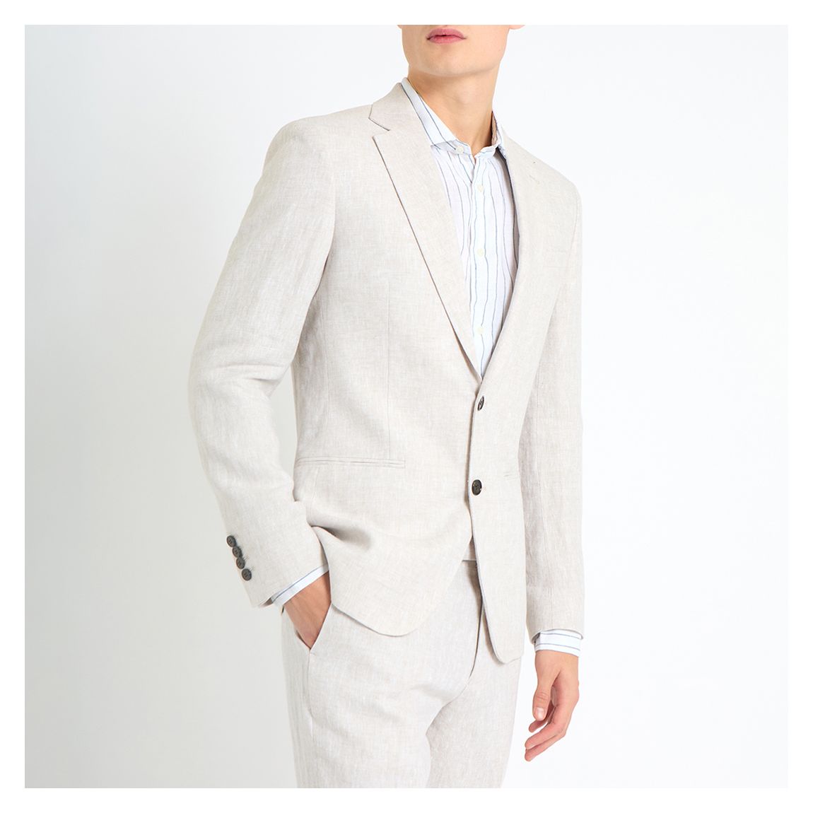 Sand Gosnold Linen Suit Jacket main product photo