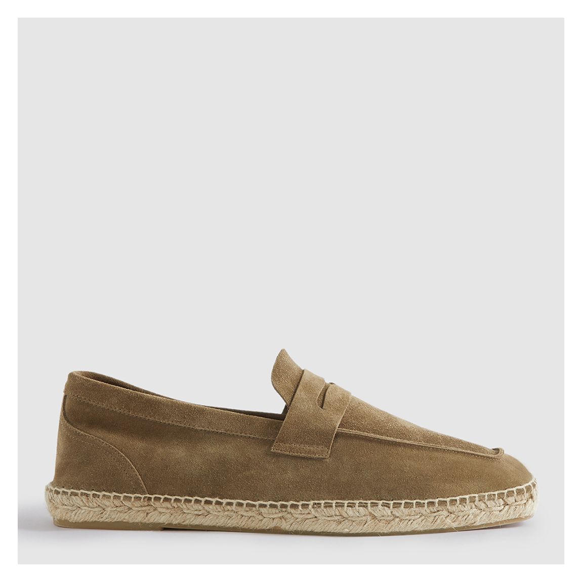 Stone Cannes Suede Espadrilles main product photo