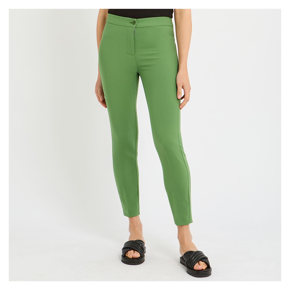 Green High Waisted Tipico Trouser main product photo