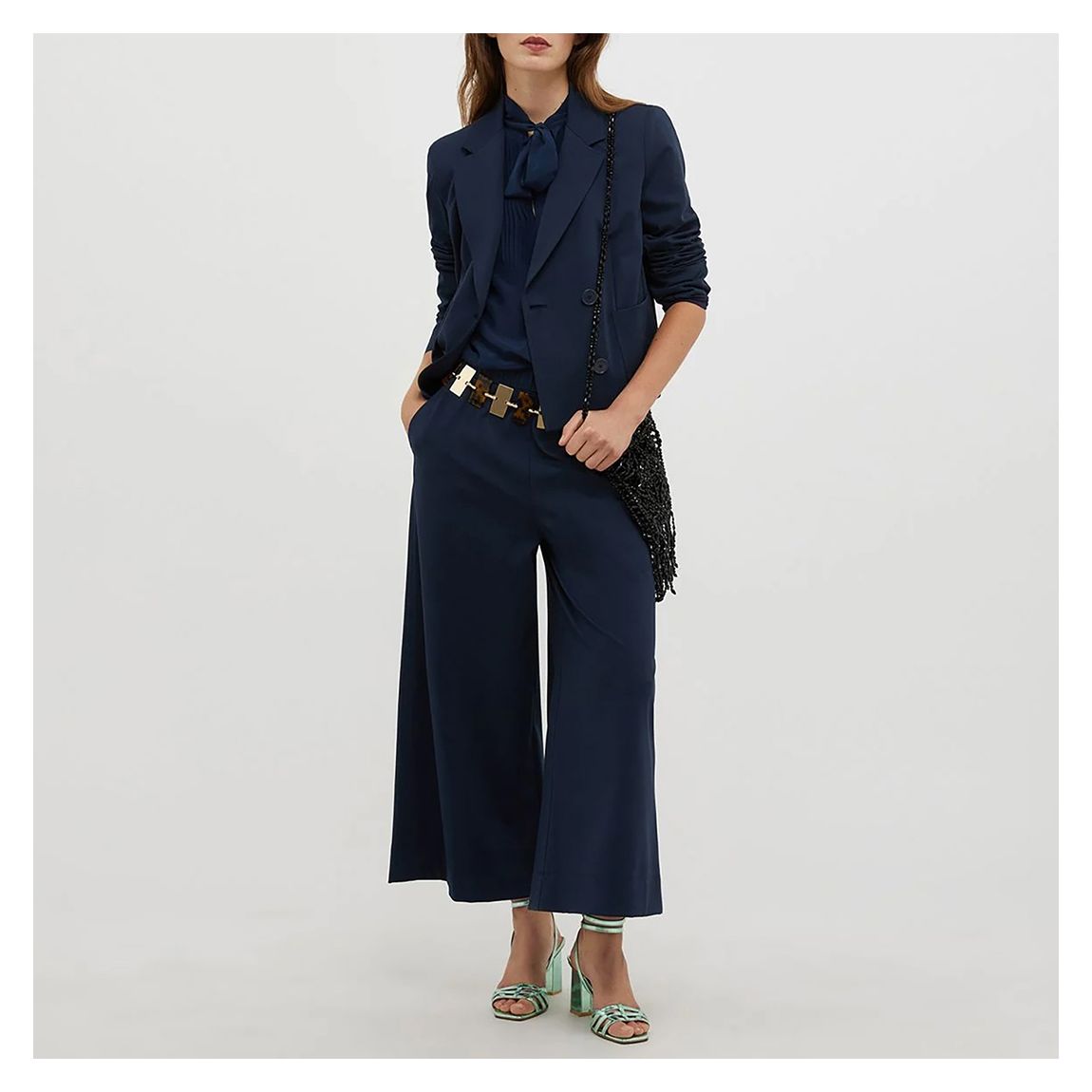 Navy Cronaca Blouse main product photo