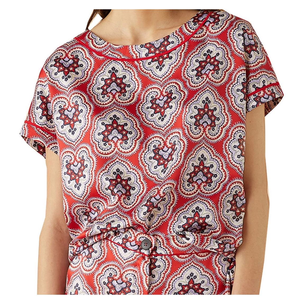 Red Rubino Printed Blouse main product photo