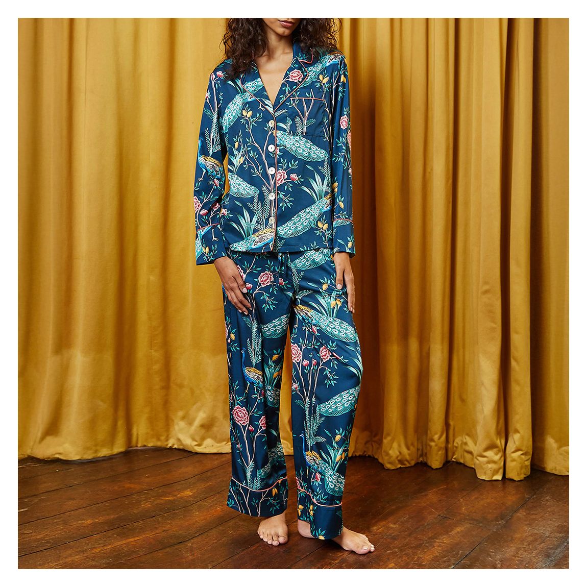 Blue Peacock Trouser Set main product photo