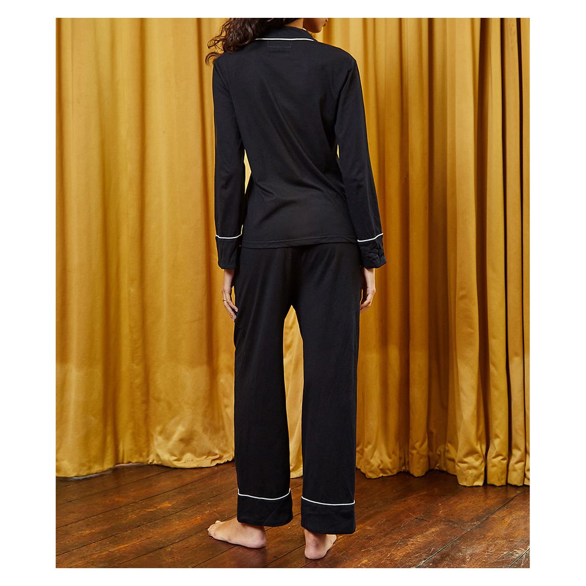 Black Cotton Trouser Set main product photo