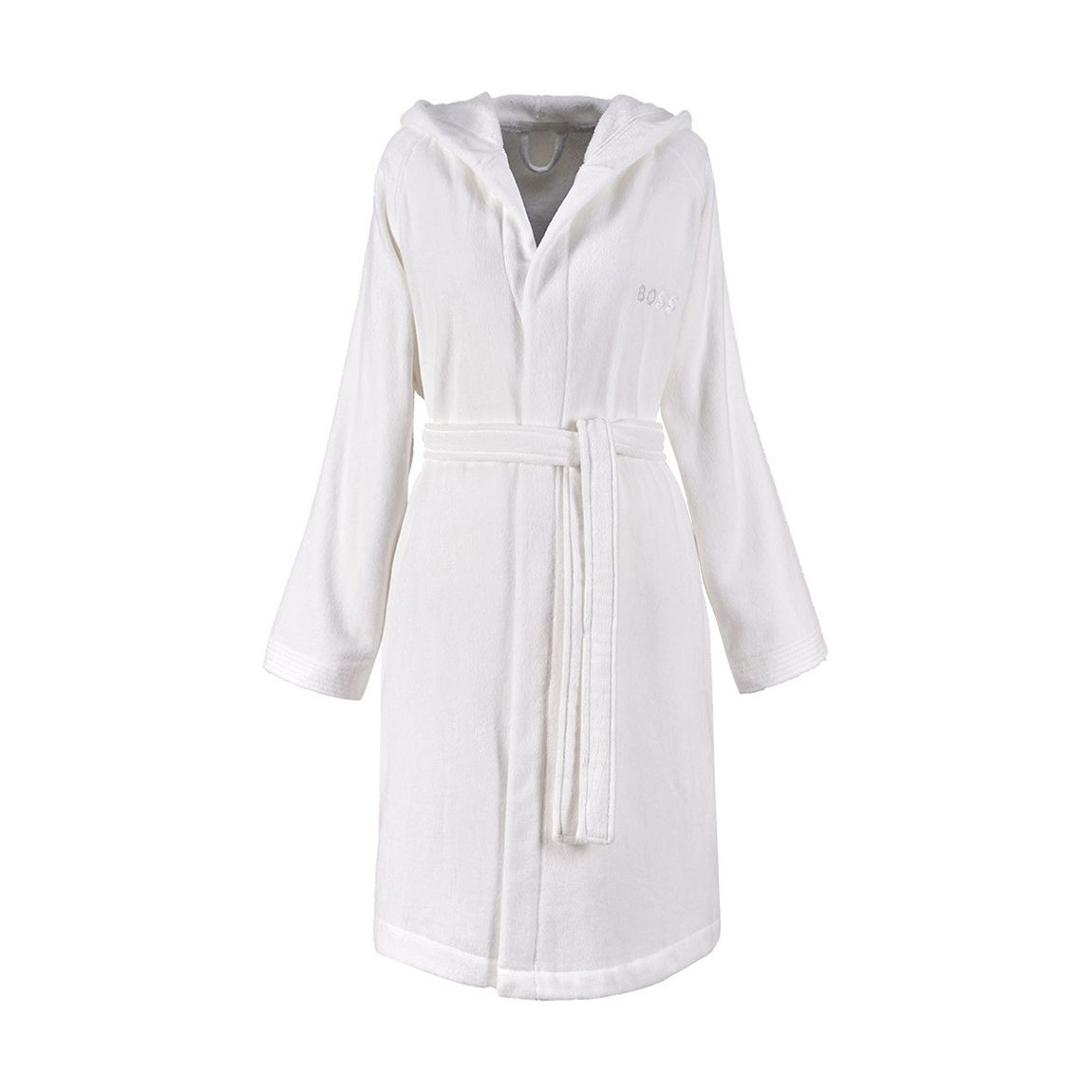 Plain XL Hooded Robe, Ice main product photo
