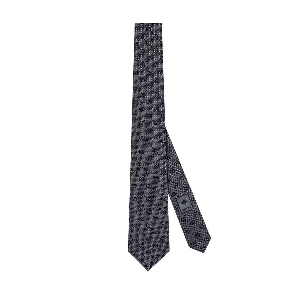 Grey Interlocking G Tie main product photo