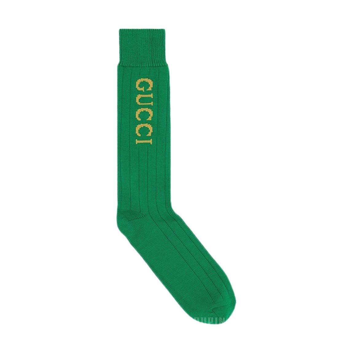 Green Logo Print Detail Socks main product photo
