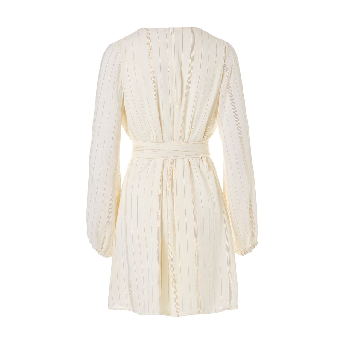 Cream Look 1 Blouson Sleeve Mini Dress main product photo