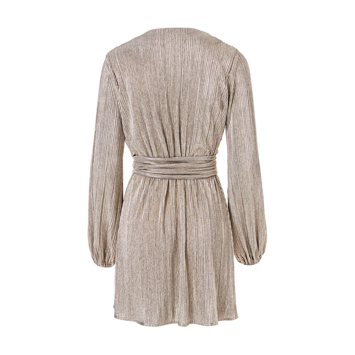 Metal Look 1 Blouson Sleeve Mini Dress main product photo