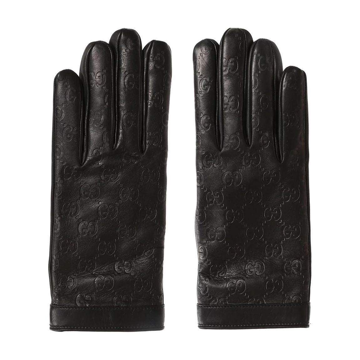 Black Gucci Signature Gloves main product photo