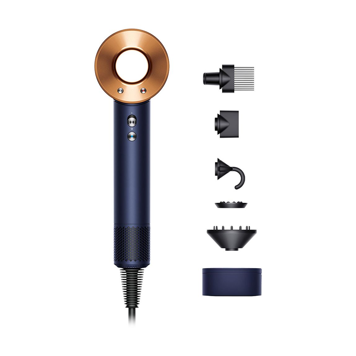 Dyson Supersonic™ Hair Dryer (Prussian Blue / Copper) HD07 main product photo