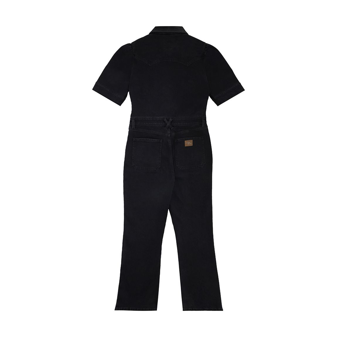 Black Denim Kit Jumpsuit main product photo