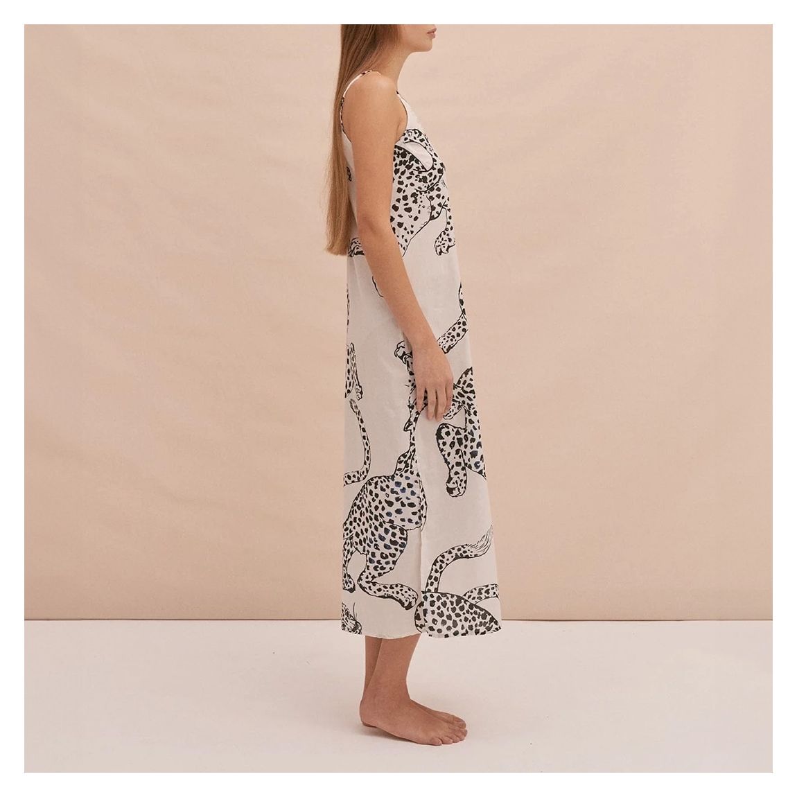 Slip Nightie The Jag Print Cream main product photo