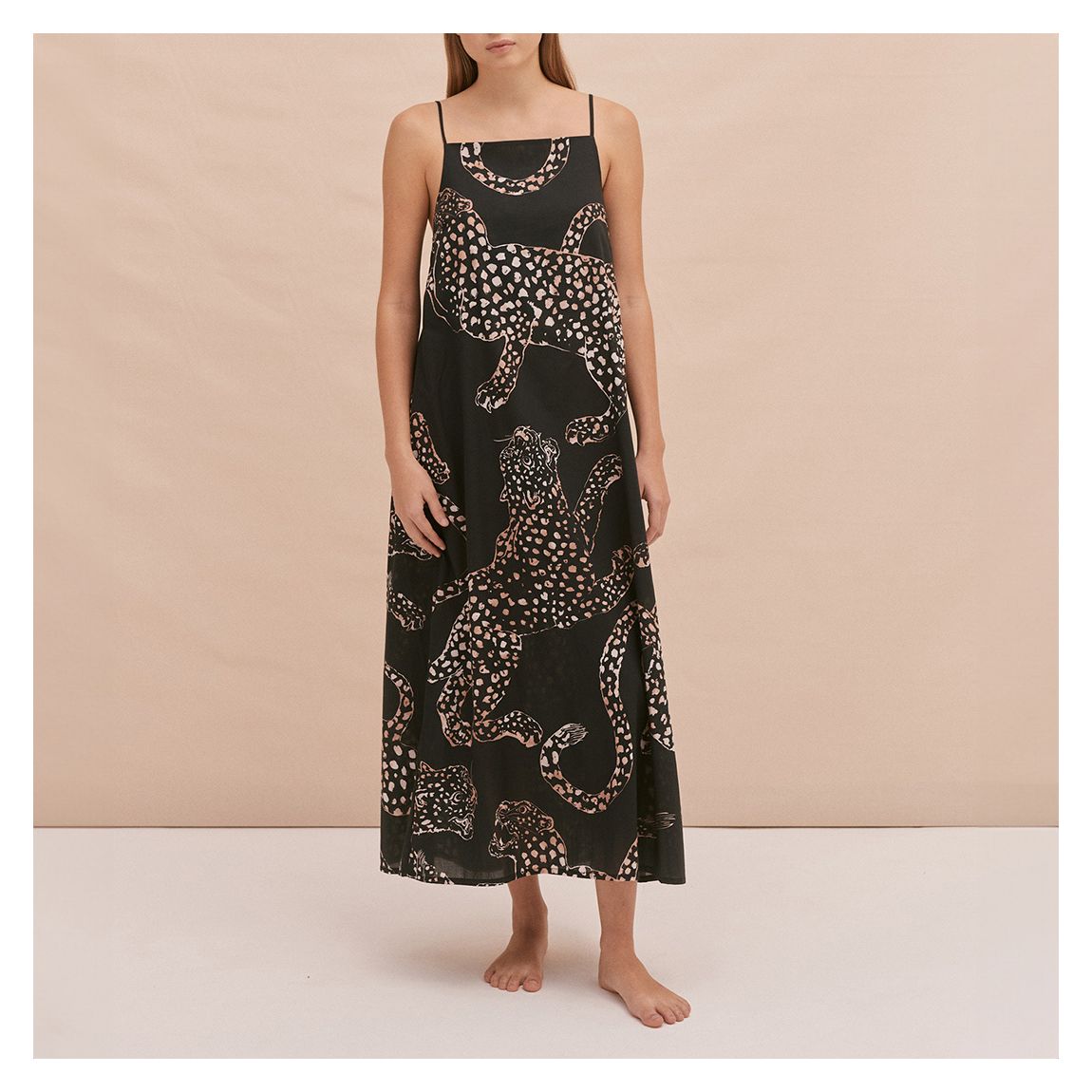Square Nightie The Jag Print Navy main product photo