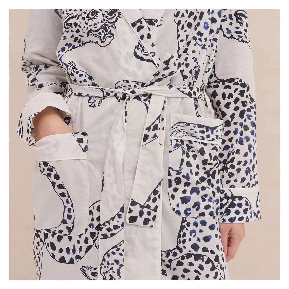 Women's Robe The Jag Print Cream main product photo