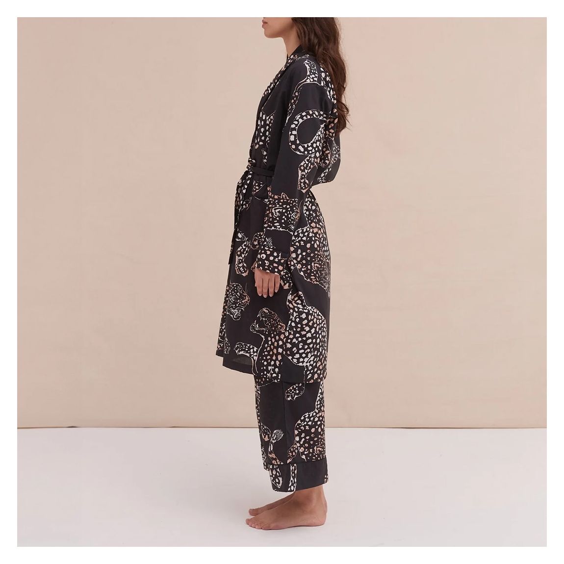 Women's Robe The Jag Print Navy main product photo