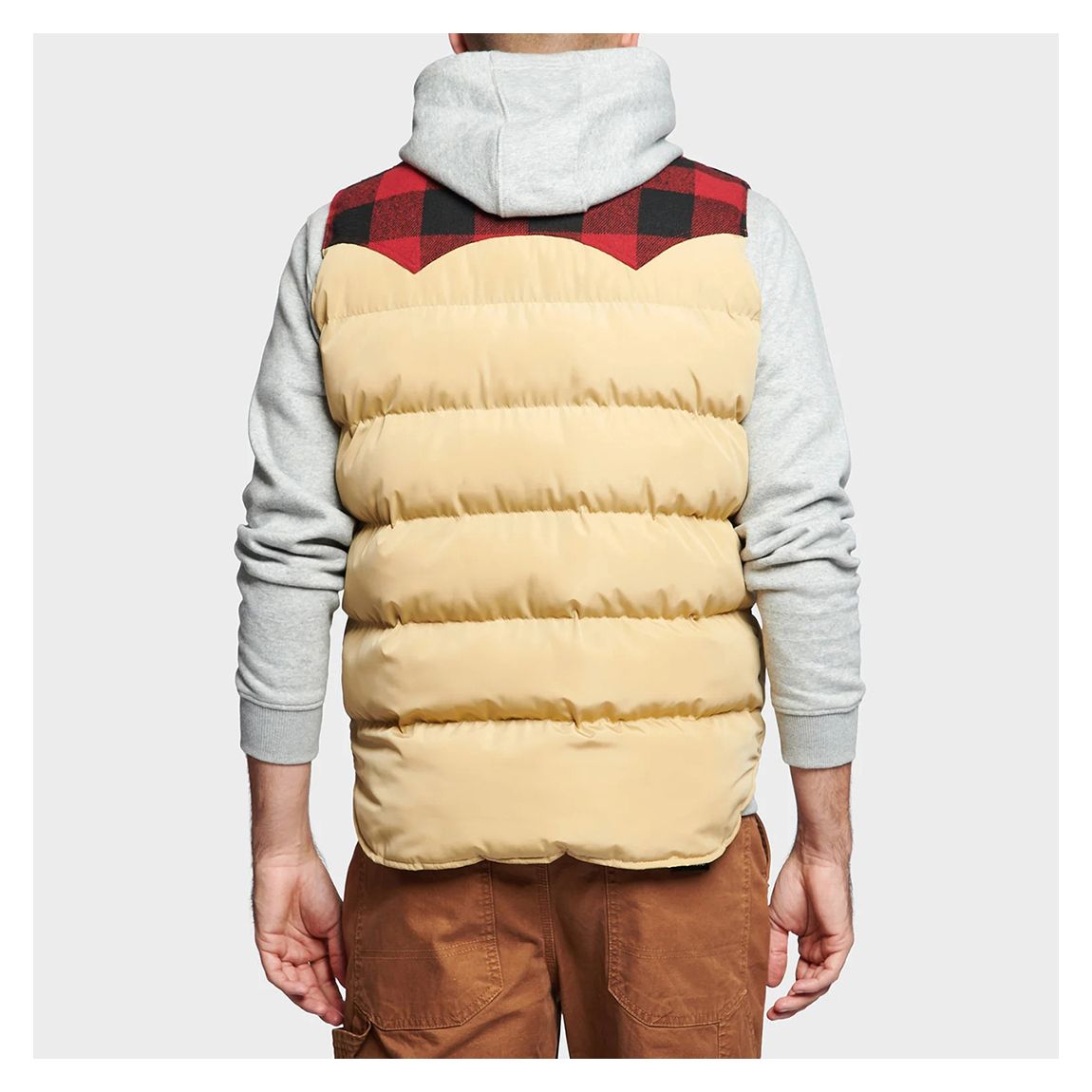 Beige Rockford Puffer Vest main product photo