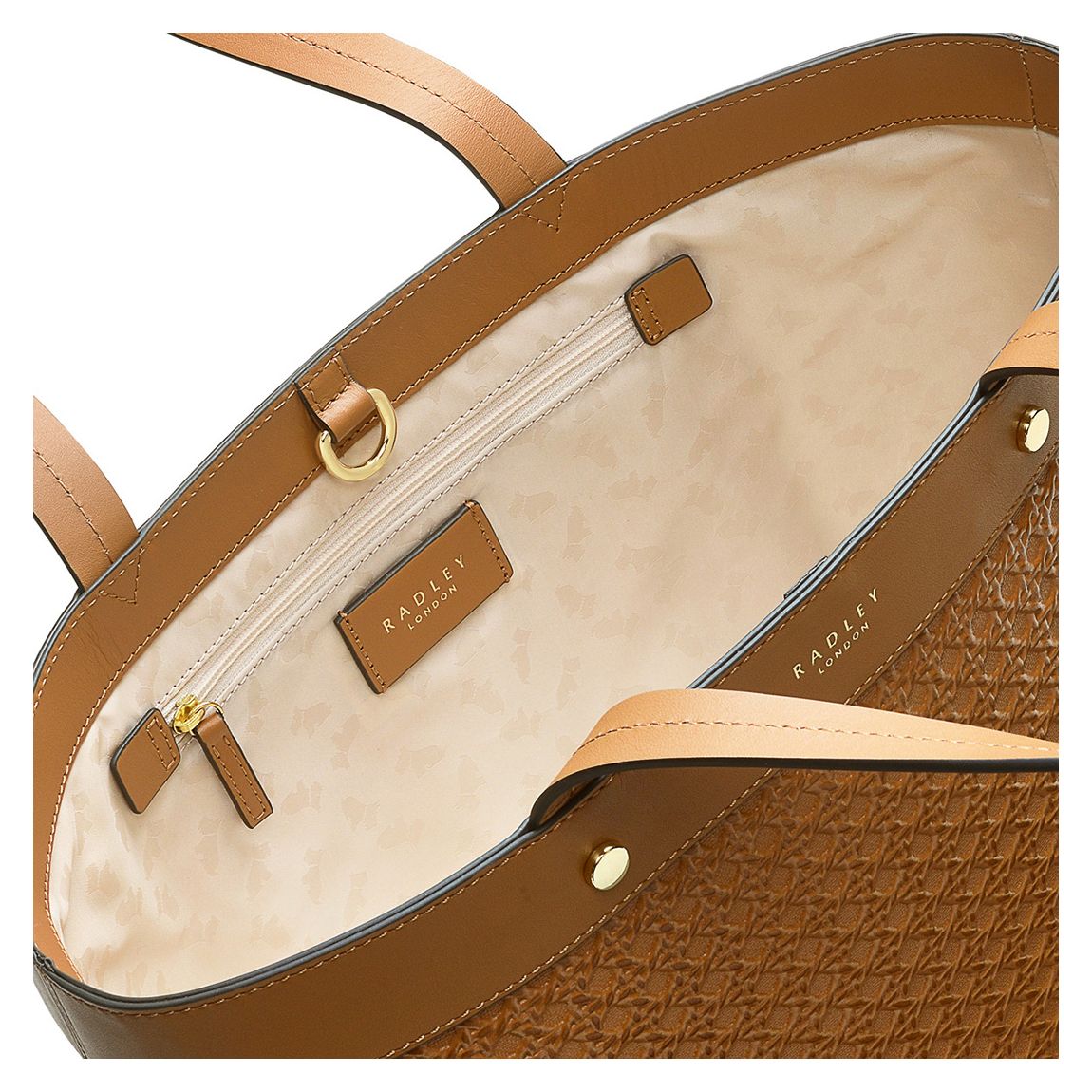 Caramel Medium Open Top Tote main product photo