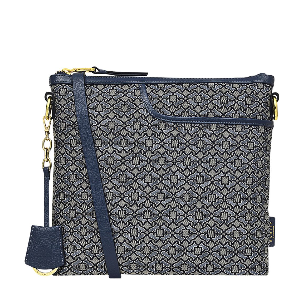 Goose Grey Medium Zip-Top Cross Body main product photo