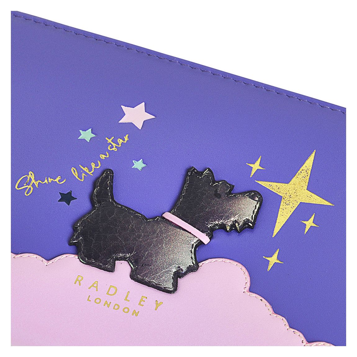 Shine Like A Star Large Zip Around Matinee Purse main product photo