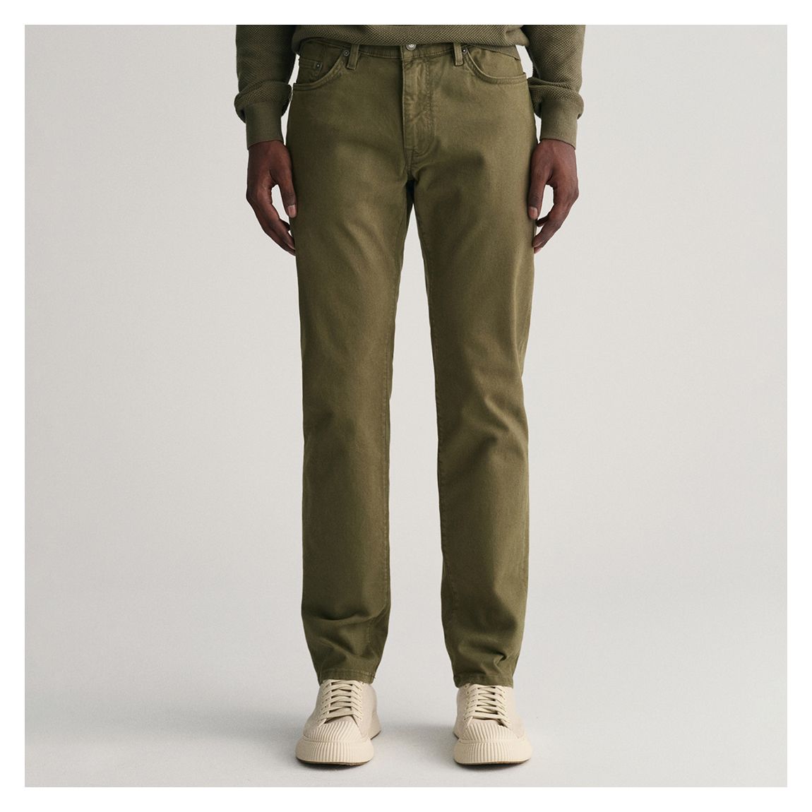 Khaki Slim Stretch Desert Jeans main product photo