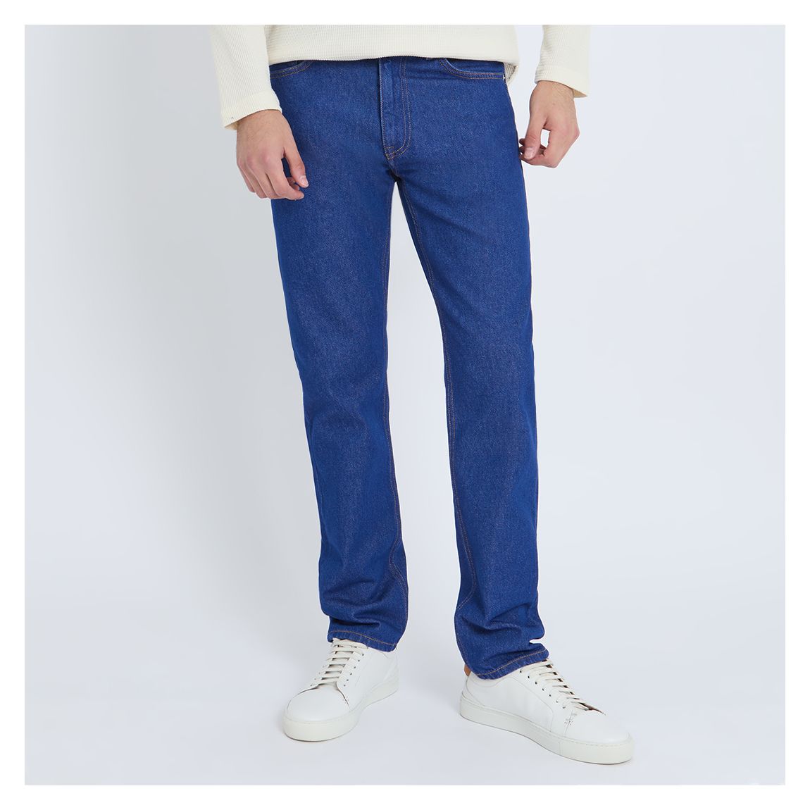 Blue Regular Straight Leg Jeans main product photo