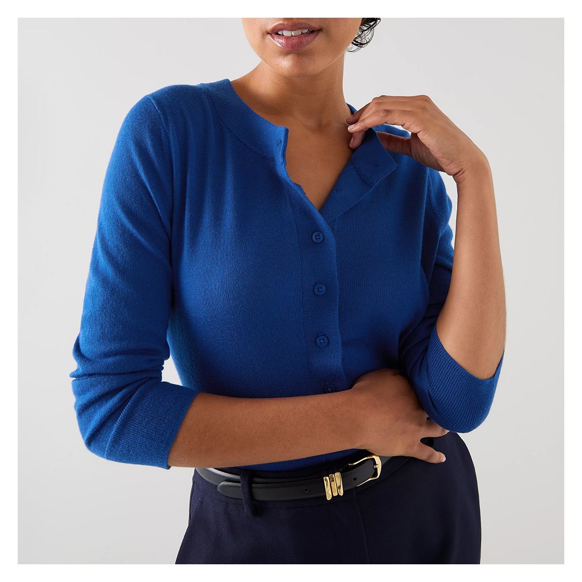 Royal Blue Connie Cardigan main product photo