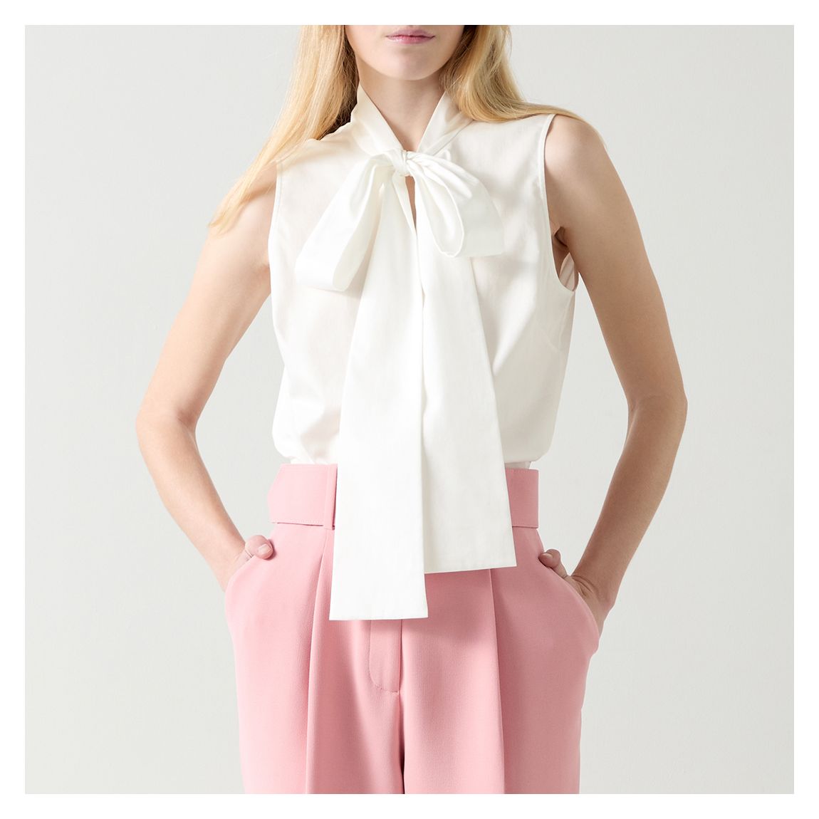 White Florian Blouse main product photo