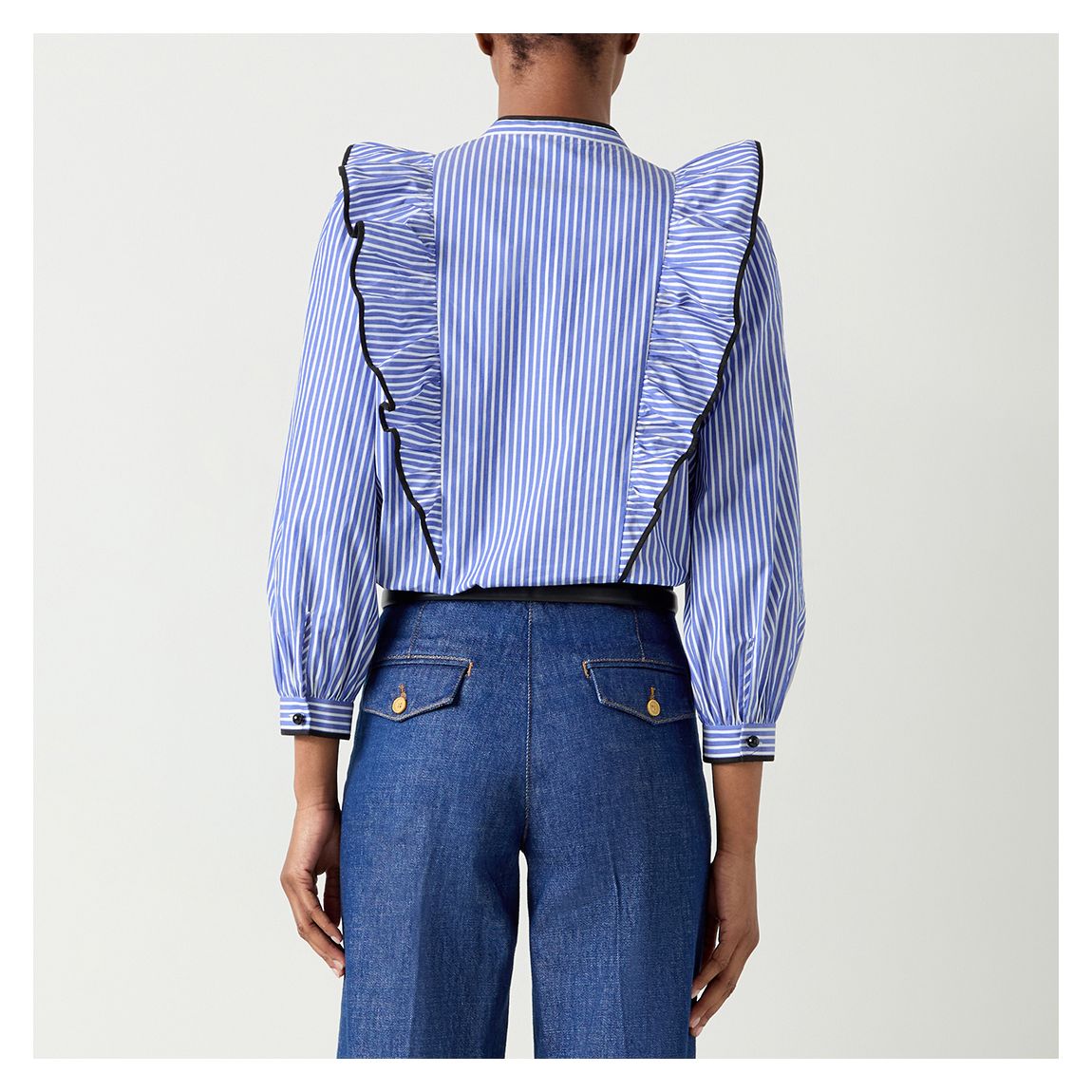 Blue Lucan Blouse main product photo