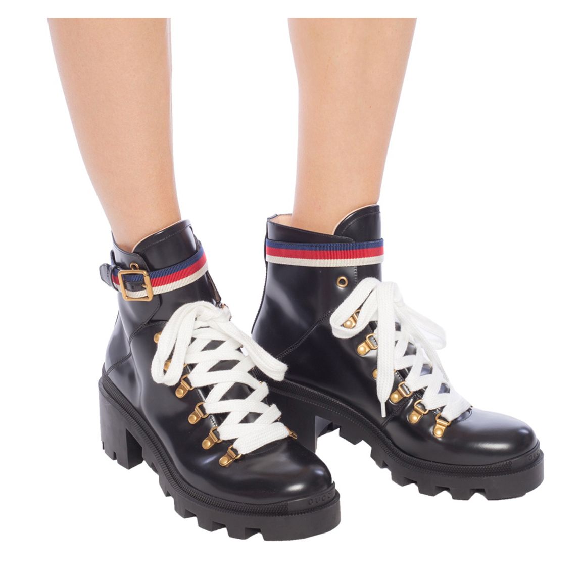 Black Leather Sylvie Ankle Boot main product photo