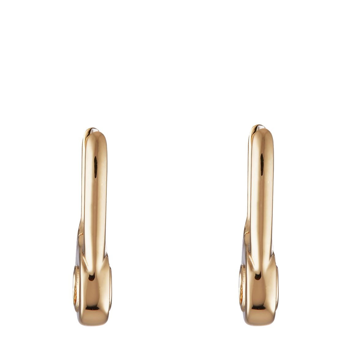 Gold Carabiner Earrings main product photo