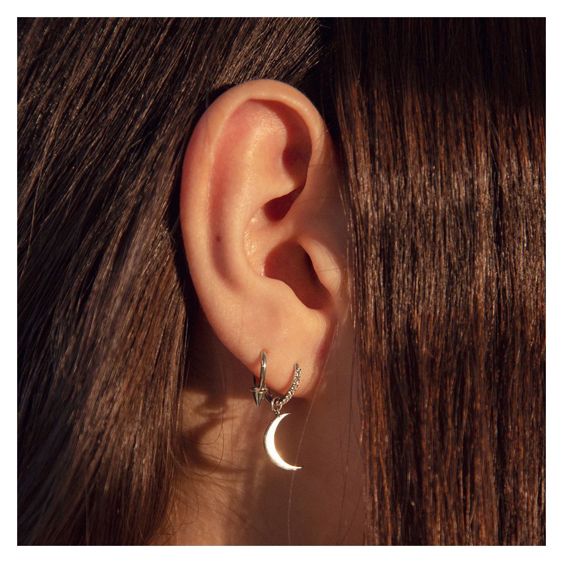 Silver Silver Mini Oval With White Topaz main product photo
