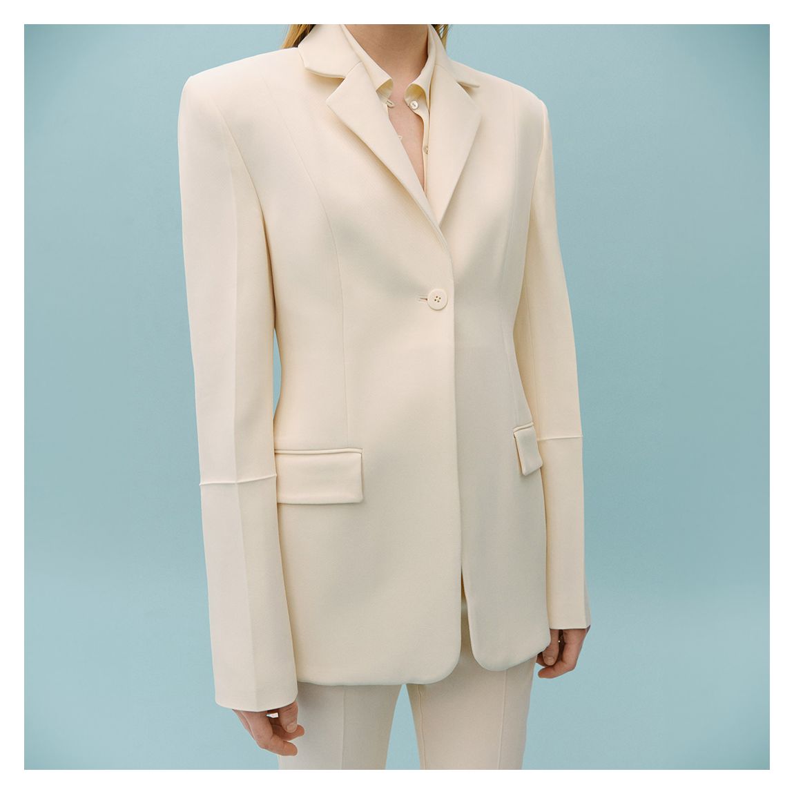 Cream Tailored Blazer main product photo