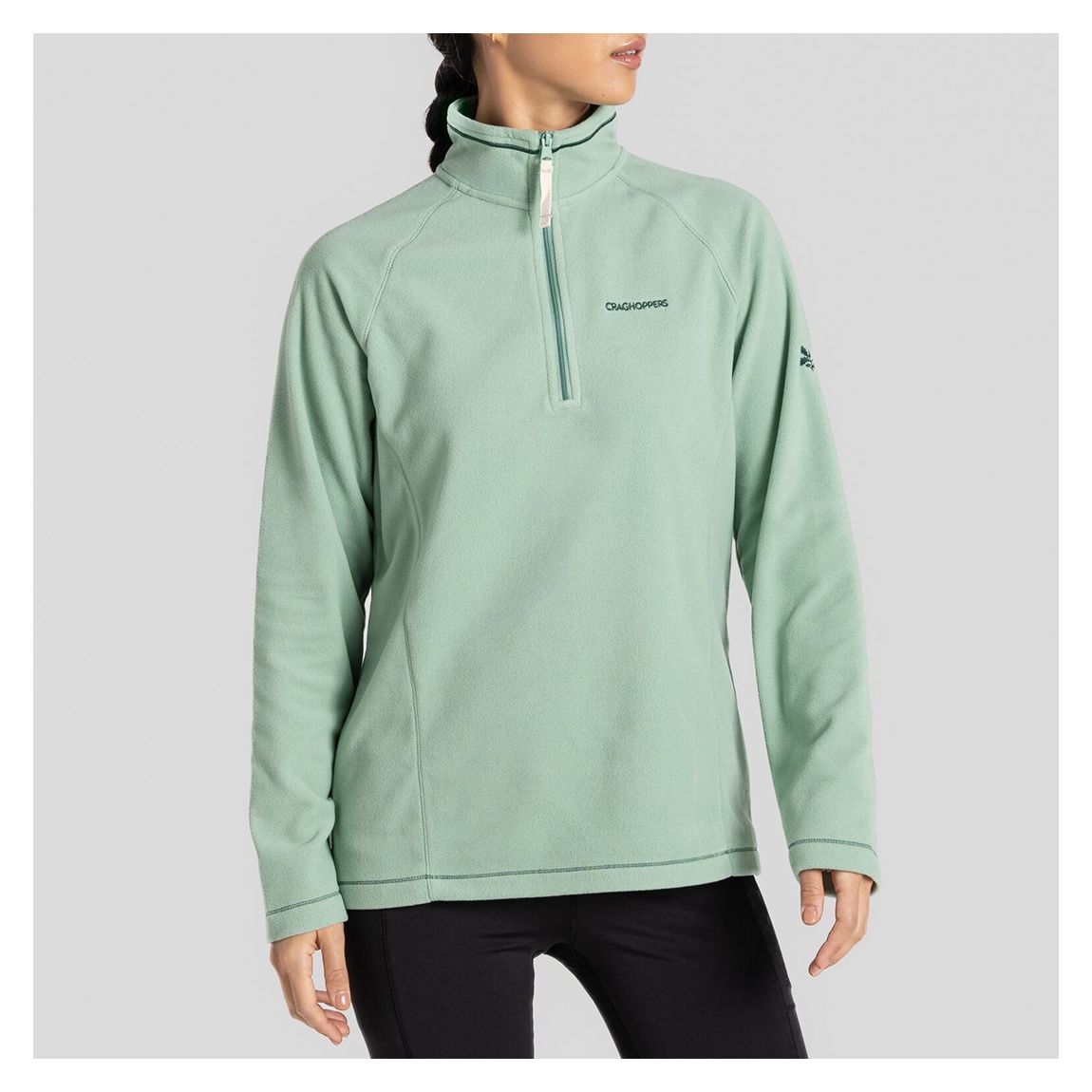 Green Miska Half Zip Fleece main product photo