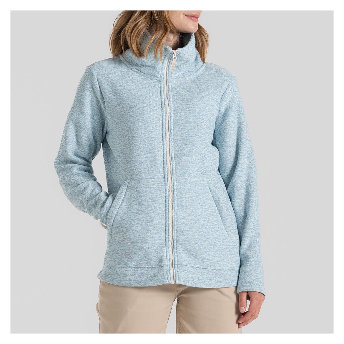 Blue Aio Full Zip Fleece main product photo