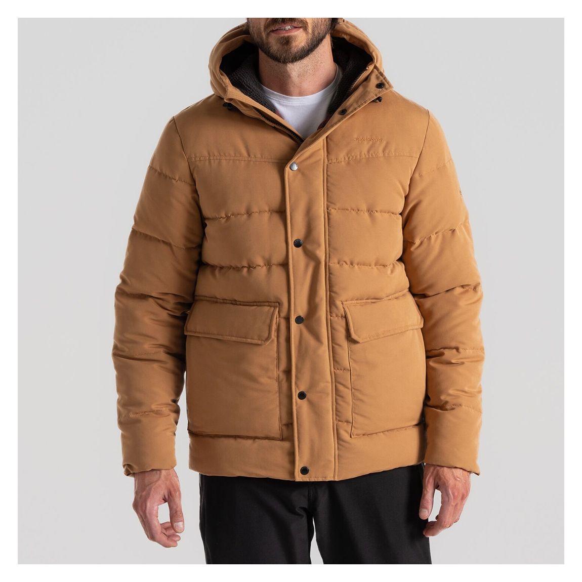 Beige Aaron Downlike Jacket main product photo