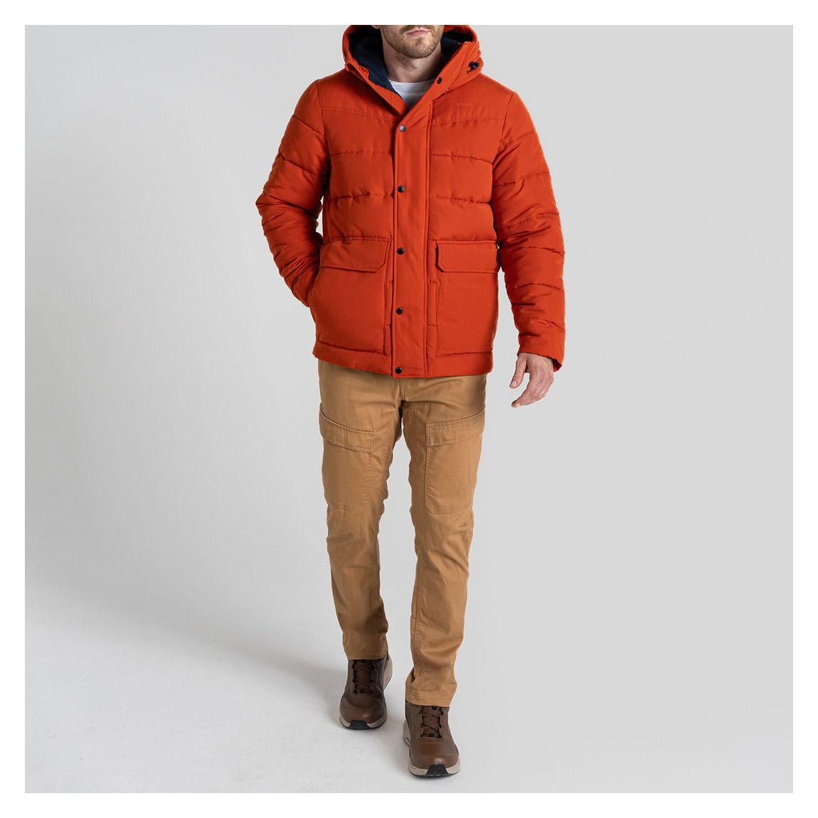 Orange Aaron Downlike Jacket main product photo